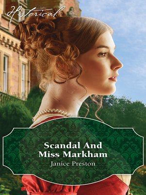 cover image of Scandal and Miss Markham